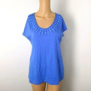 Modal cotton beaded top